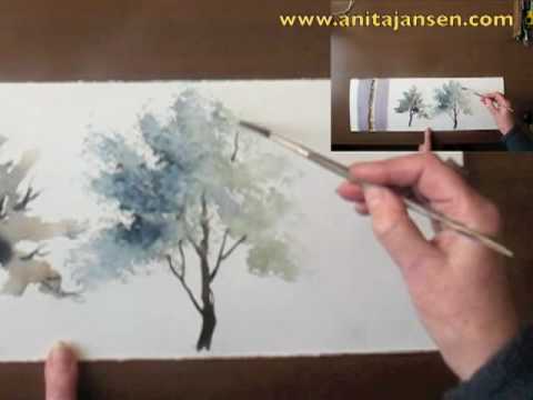 480x360 Watercolour Demo - Aquarelle Painting