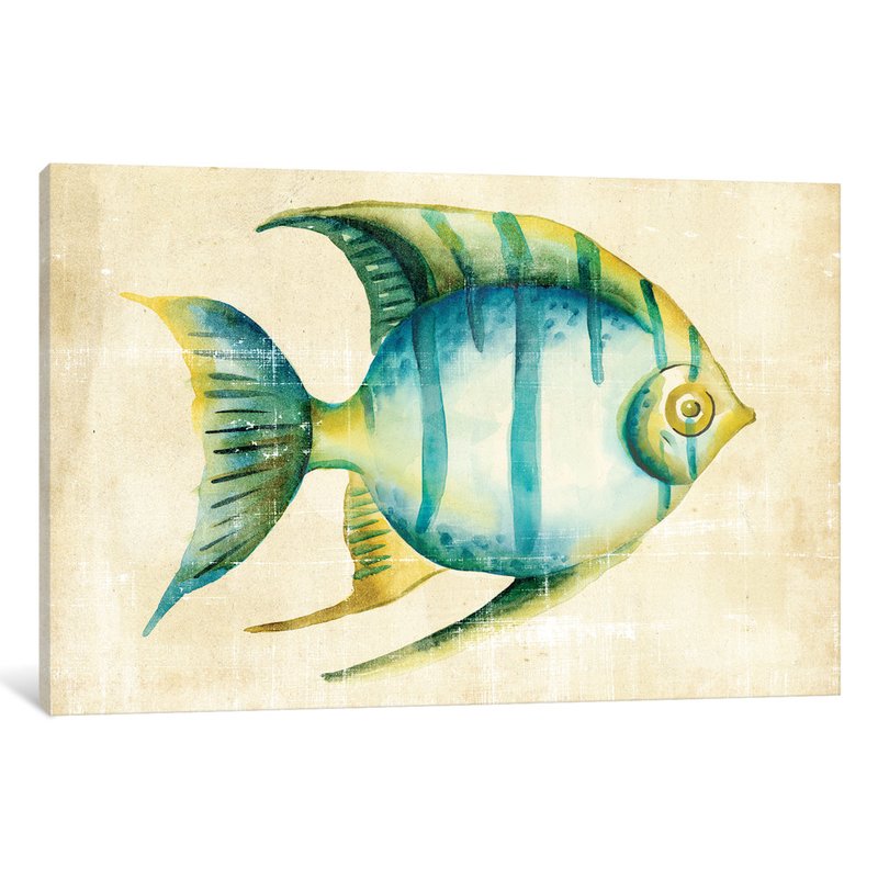 800x800 East Urban Home - Aquarium Fish Painting