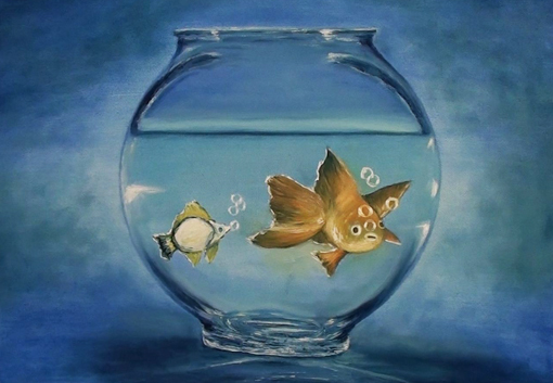 Aquarium Fish Painting at PaintingValley.com | Explore collection of ...