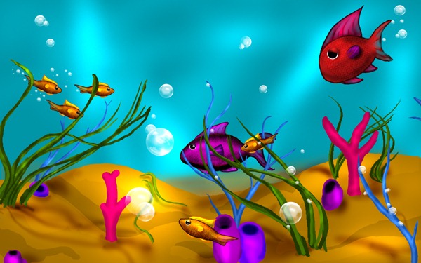600x375 Photoshop Photography Painting Creating Fish In Seascap Part Ii - Aquarium Fish Painting