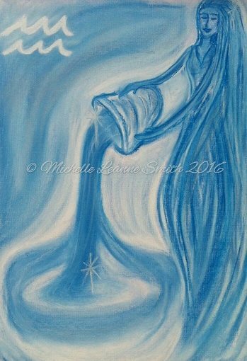 349x510 Mars In Aquarius Cassandra's Astrology - Aquarius Painting