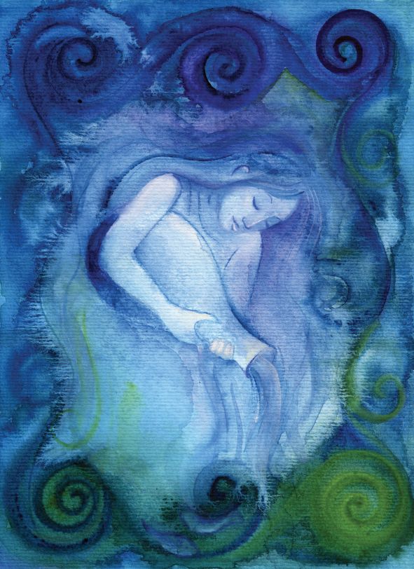 591x812 Nancy Seifer And Martin Vieweg, Authors Of When The Soul Awakens - Aquarius Painting