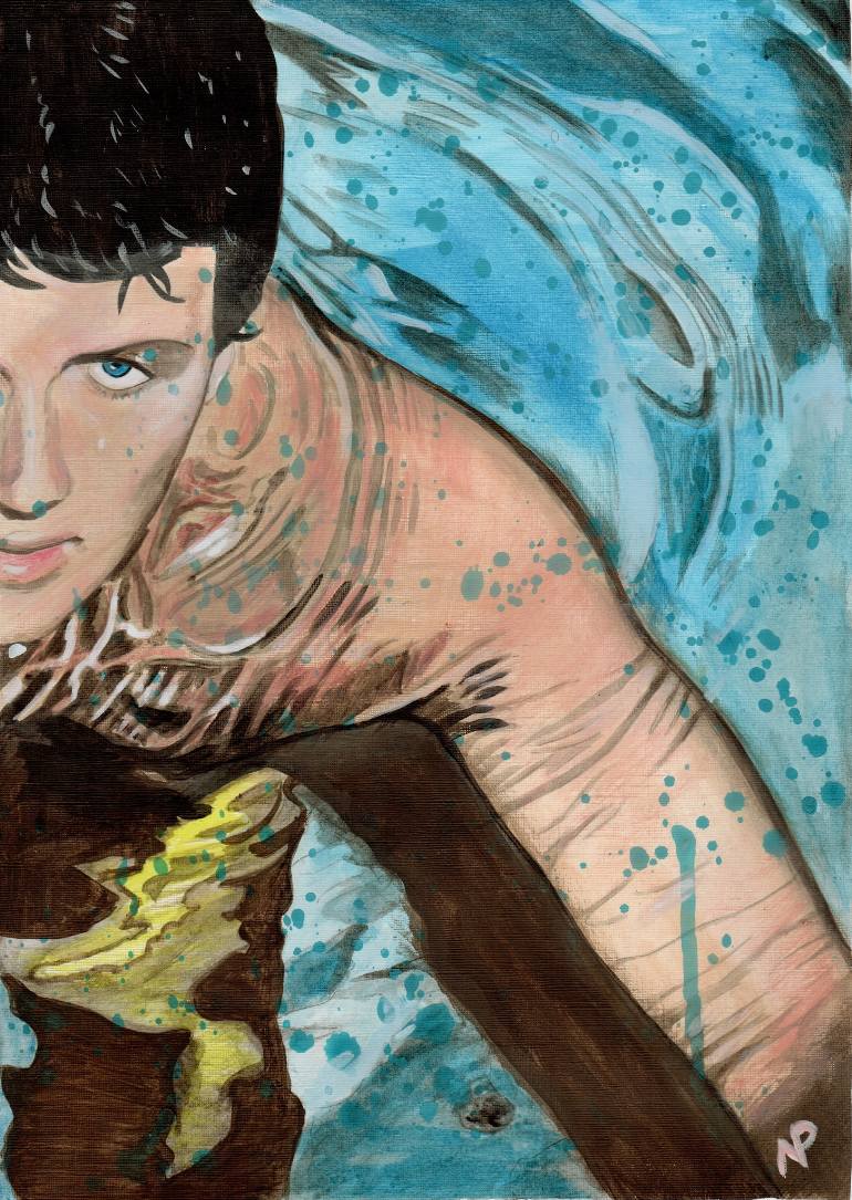 770x1085 Saatchi Art Aquarius Painting By Nathalie Pien - Aquarius Painting