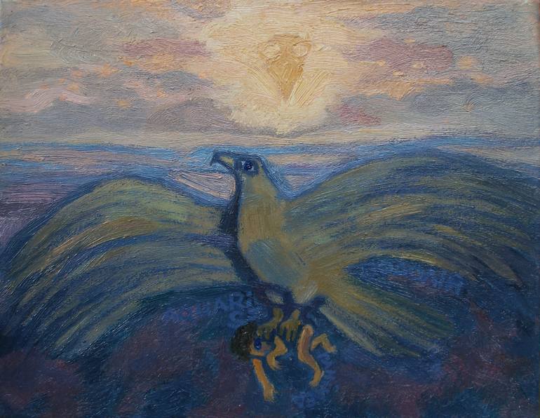 770x596 Saatchi Art Aquarius Painting By Olena Kamenetska Ostapchuk - Aquarius Painting