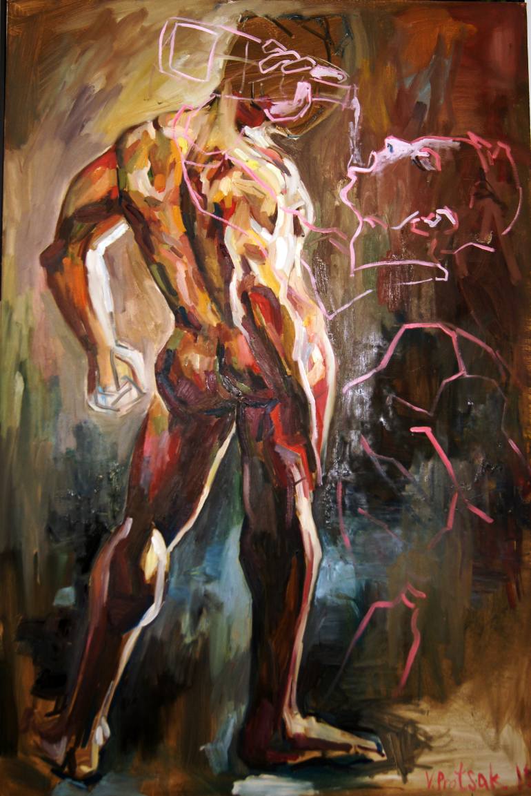 770x1153 Saatchi Art Aquarius Painting By Valentynas Valentynass - Aquarius Painting