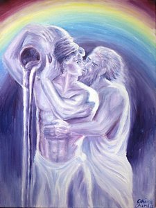 225x300 Aquarius Paintings - Aquarius Painting