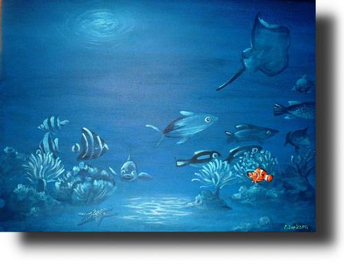 500x386 Paintings - Aquatic Painting