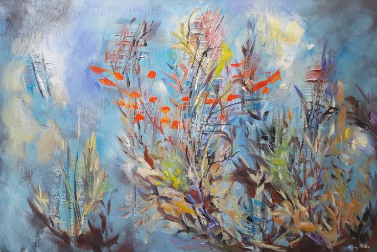 770x515 Saatchi Art Aquatic Painting By Alina Rotaru - Aquatic Painting