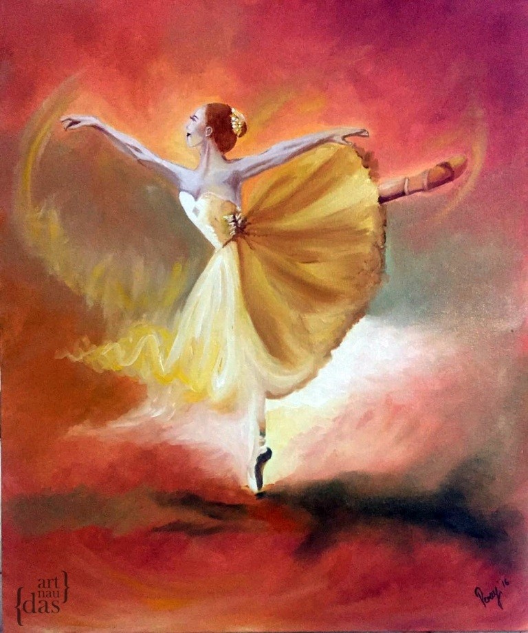768x920 Artnaudas - Arabesque Painting