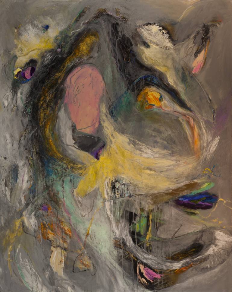 770x968 Saatchi Art Arabesque Painting By Catherine Bennaton - Arabesque Painting