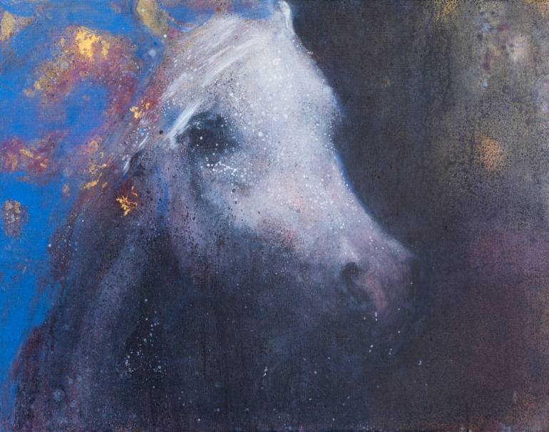 770x606 Saatchi Art Arabian Horse Painting By Elise Klinkert - Arabian Horse Painting
