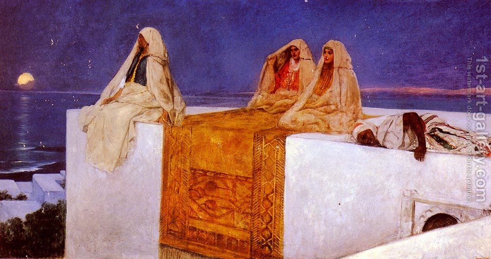 1000x528 Arabian Nights Benjamin Jean Joseph Constant Reproduction 1st - Arabian Nights Painting