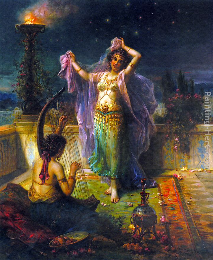 720x879 Hans Zatzka Arabian Nights Painting Anysize 50% Off - Arabian Nights Painting