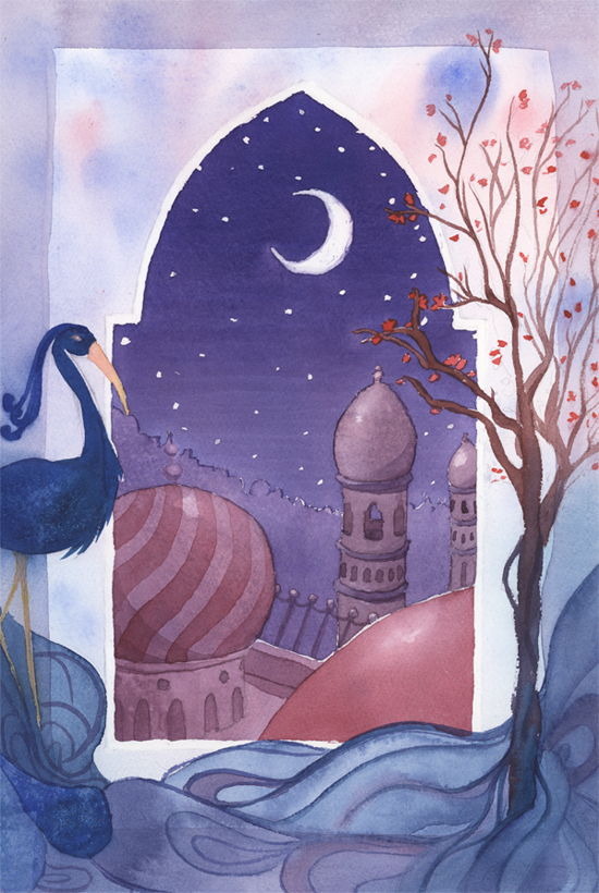 550x820 Sarah's Adventures In Illustration Arabian Nights - Arabian Nights Painting