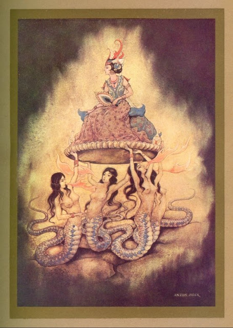 455x640 The Art Of Anton Pieck. 1001 Arabian Nights ~ Blog Of An Art Admirer - Arabian Nights Painting