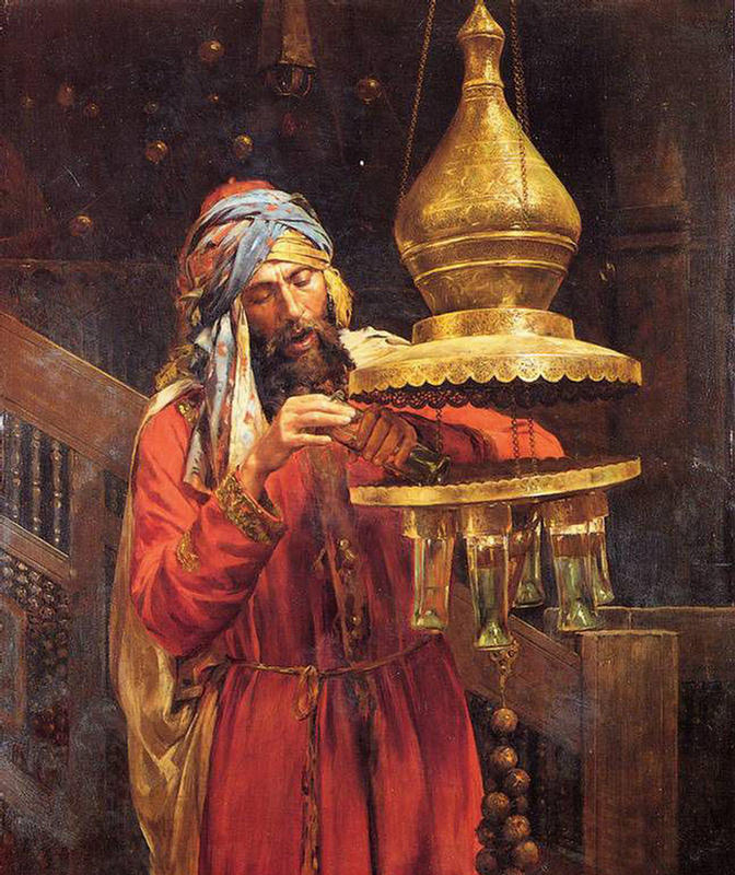 672x800 276935,xcitefun Arab Worlds Painting 7 Daniel Berry Art - Arabic Painting