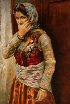 236x351 Pin By Olga 1019 On Retro Style, Prints - Arabic Woman Painting