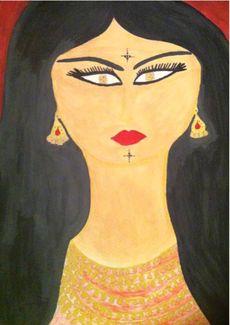 770x1091 Saatchi Art Traditional Arabic Woman Painting By Imen Imen - Arabic Woman Painting