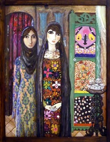 388x500 Ali Altajer Art Ali Altajer Arts - Arabic Woman Painting