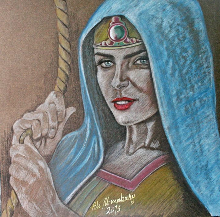 720x711 Arabic Women - Arabic Woman Painting