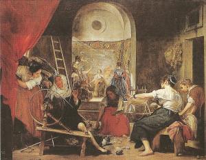 300x234 Greek Mythology Paintings (Museo Del Prado, Madrid) - Arachne Painting