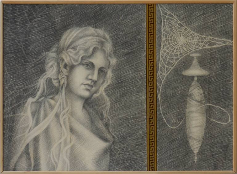 770x565 Saatchi Art Arachne Painting By Ilaria Caputo - Arachne Painting