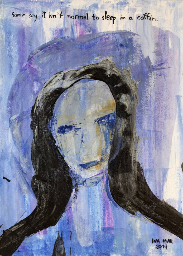 770x1075 Saatchi Art Arachne Painting By Ina Mar - Arachne Painting