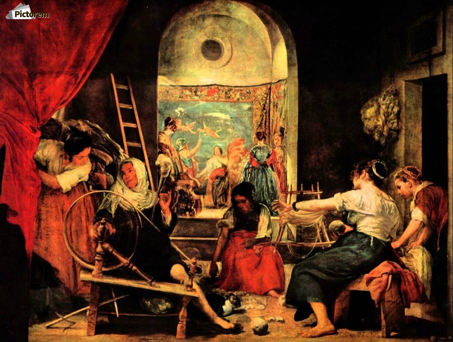 900x679 The Fable Of Arachne - Arachne Painting