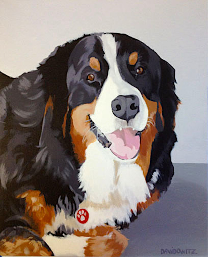 720x889 Blog Nina Davidowitz Fine Art - Arbor The Painting Dog