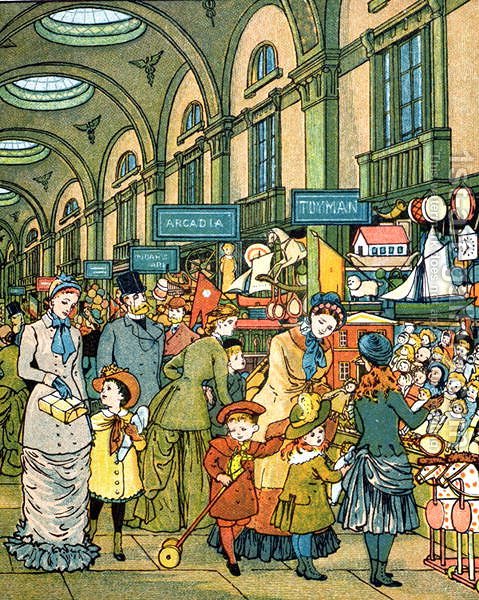 479x600 Lowther Arcade From London Town Crane, T. (1808 59) And Houghton - Arcade Painting