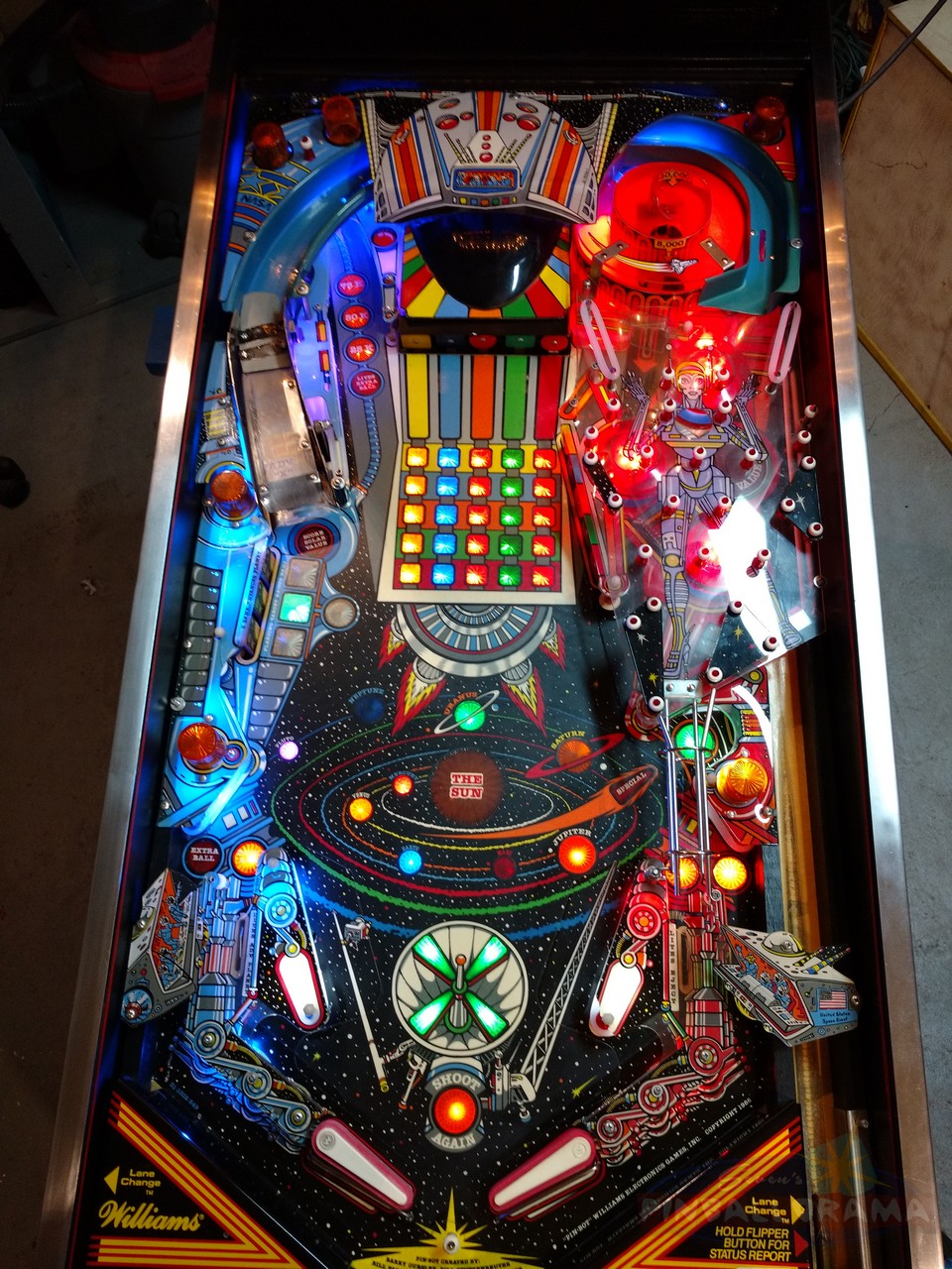 960x1280 Pin Bot Restoration - Arcade Painting