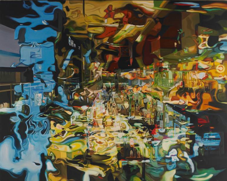 770x614 Saatchi Art Arcade Painting By Hyeja Kim - Arcade Painting