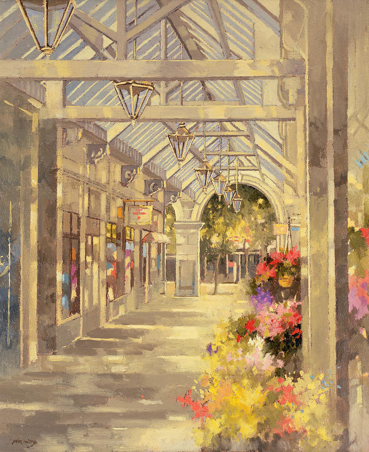 735x900 Arcade Painting By Peter Miller - Arcade Painting