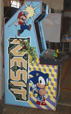 249x400 The Painted Arcade Machine - Arcade Painting