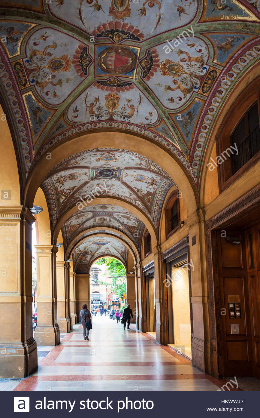 866x1390 Bologna, Italy - Arcade Painting