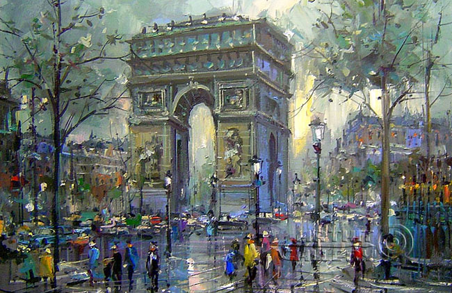 650x422 Impressionism In Paris The Painters And The City - Arch Painting