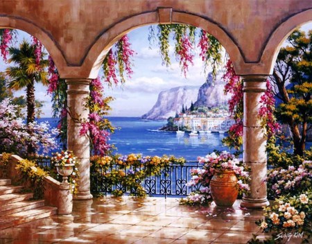 450x352 Terrace Arch - Arch Painting