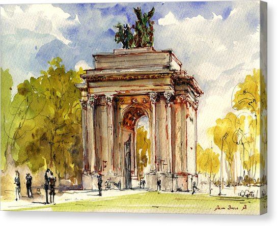 546x444 Wellington Arch Painting By Juan Bosco - Arch Painting