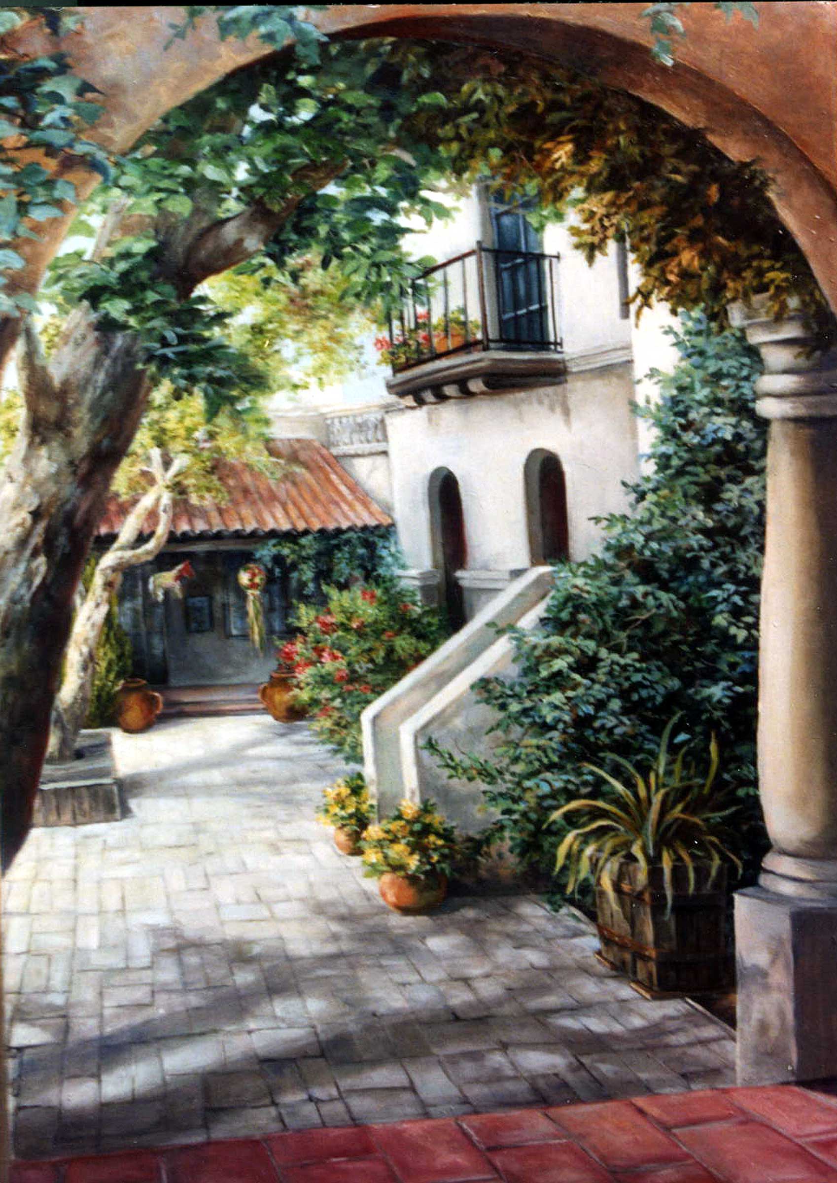 1698x2400 Gallery Of Paintings By Pat Architectural Subjects - Arch Painting