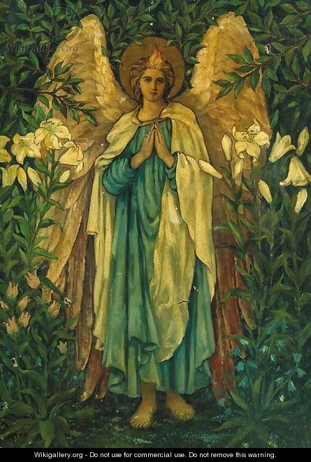445x660 Archangel Gabriel - Archangel Gabriel Painting