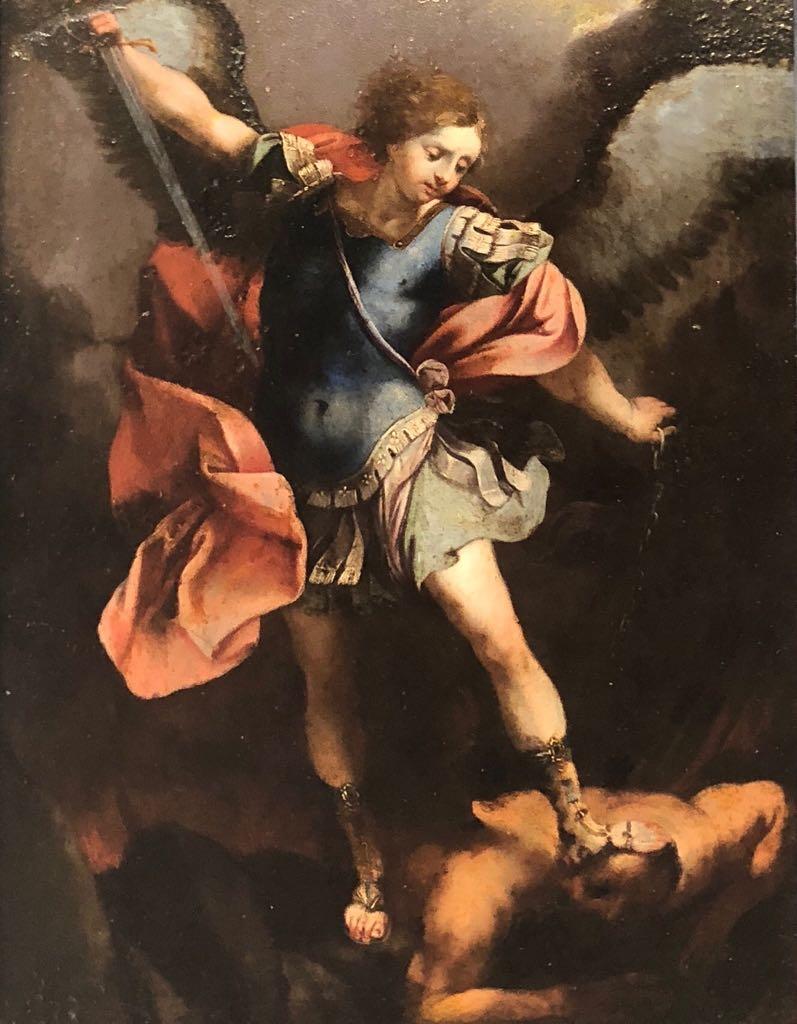 797x1024 Unknown - Archangel Michael Defeating Satan Painting