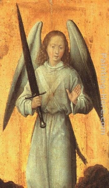 349x600 Hans Memling The Archangel Michael Painting Best Paintings For Sale - Archangel Michael Painting