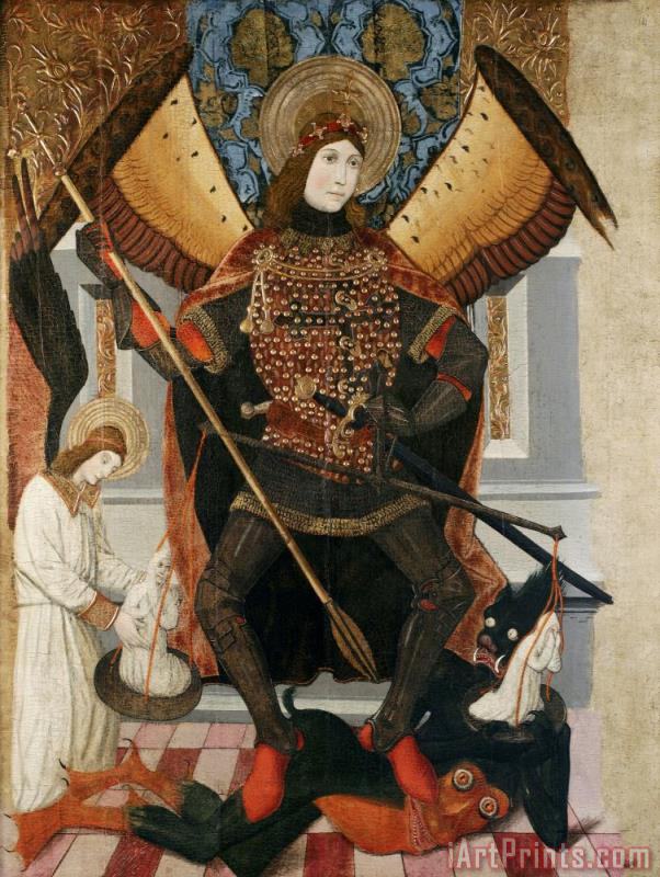 602x800 Pedro Garcia De Benabarre Archangel Michael Art Painting For Sale - Archangel Michael Painting