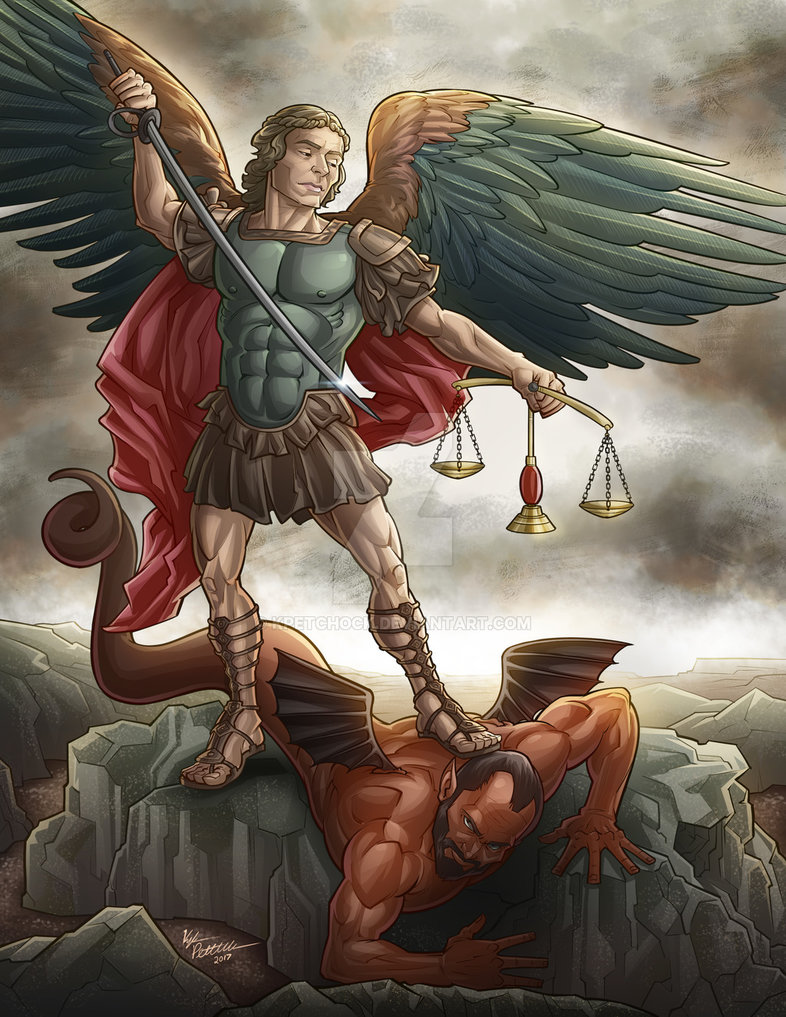 786x1017 My Take The Classic Archangel Michael Painting By Kpetchock - Archangel Painting