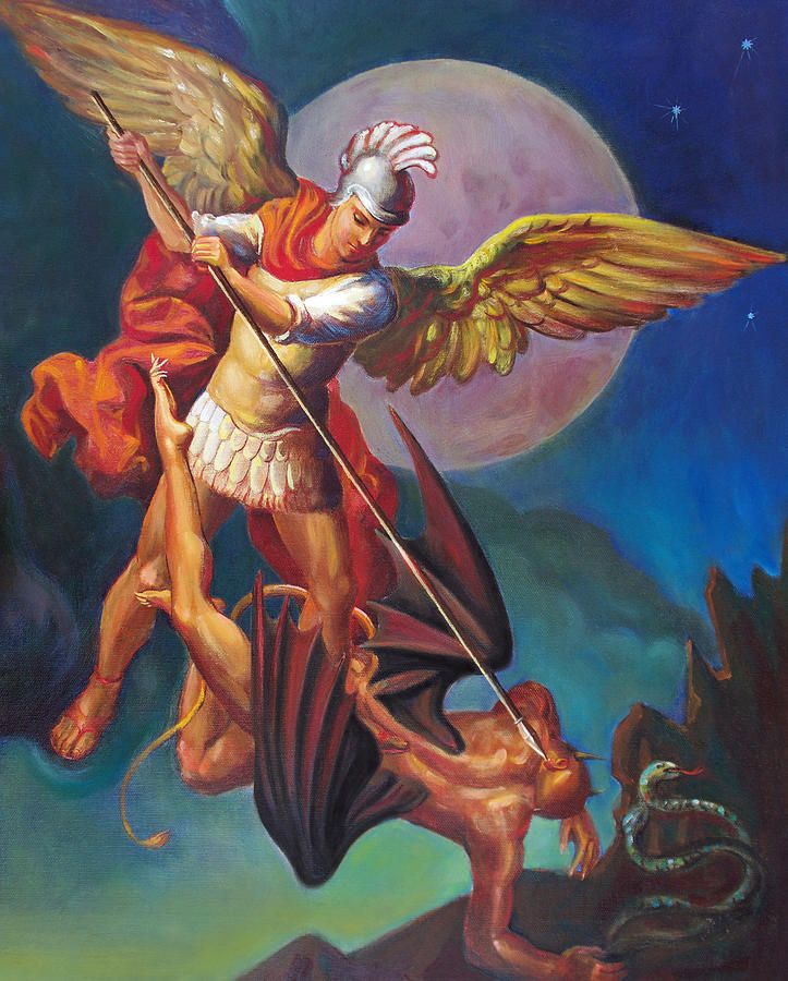 723x900 Saint Michael The Archangel Painting - Archangel Painting