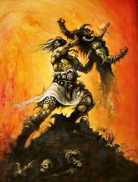 487x640 Stephen Briggs Artwork Archangel Original Painting Oil - Archangel Painting