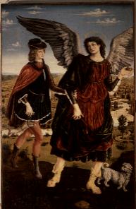 193x296 Tobias And The Archangel Raphael Painting Antonio Pollaiolo Oil - Archangel Raphael Painting