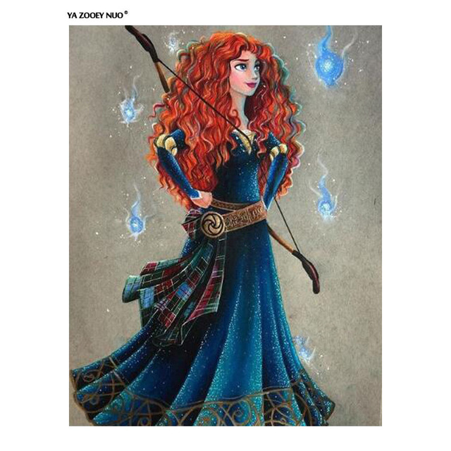 640x640 Diamond Embroidery Diy Diy Diamond Painting Archery Amp Girl Diamond - Archery Painting