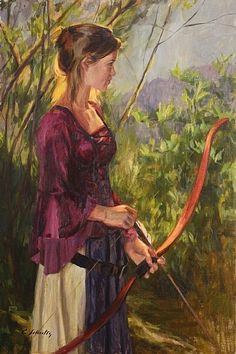 Archery Painting At PaintingValley.com | Explore Collection Of Archery ...