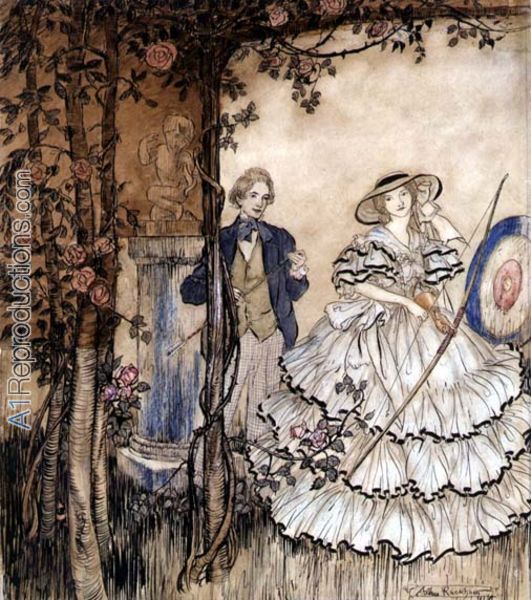 531x600 Archery Oil Painting Reproductions, Archery Oil Painting Replica - Archery Painting